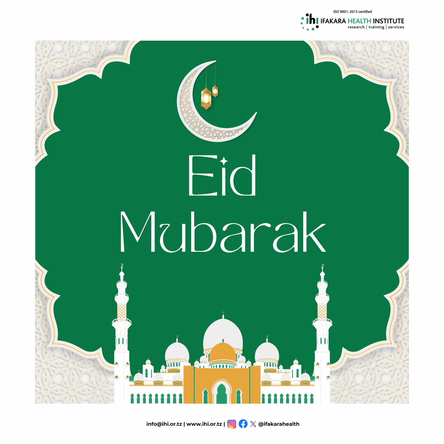 HOLIDAY: Happy Eid el-Fitr to all our partners!