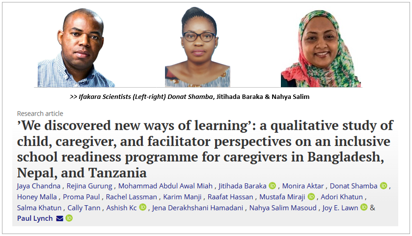 CHILD DEVELOPMENT: Scientists share valuable lessons from inclusive school readiness programme
