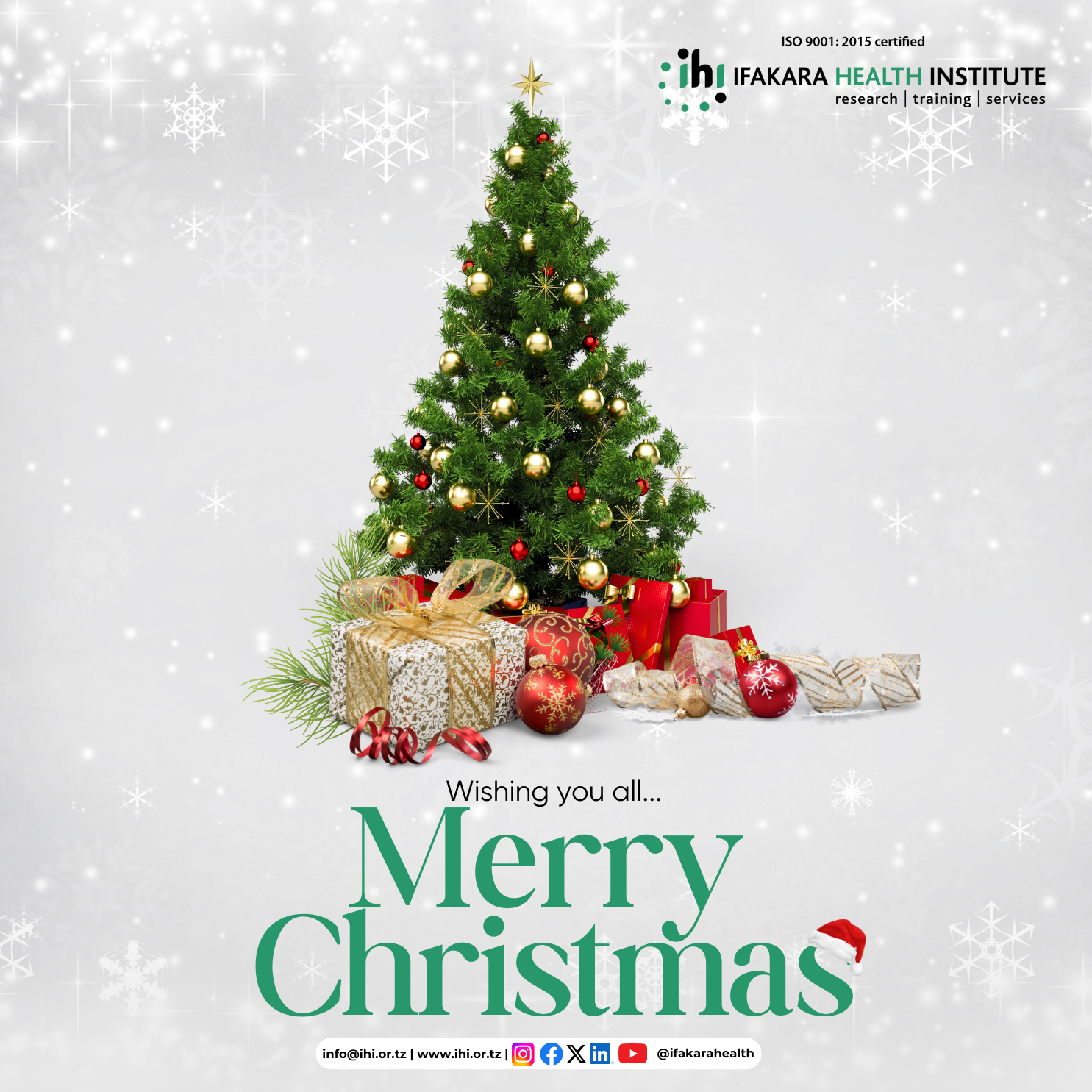 SEASONAL GREETINGS: Merry Christmas 2025!