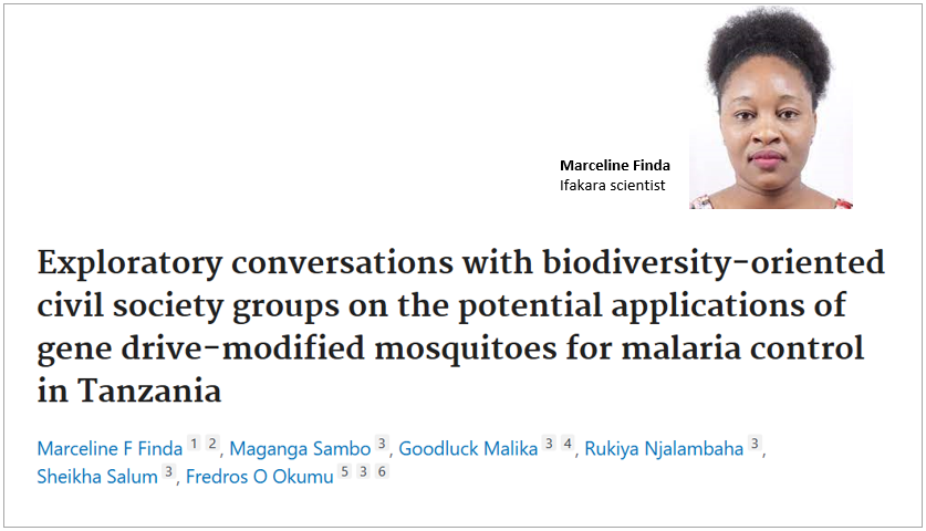 GENE DRIVES: Civil society voices on Tanzania’s path toward responsible use in fighting malaria