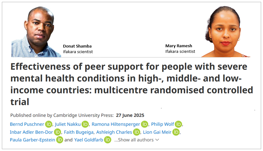 MENTAL HEALTH: Global study confirms peer support aids severe illness recovery