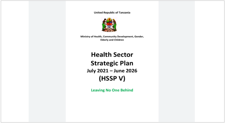 Consultancy service to support the mid-term review of Health Sector Strategic Plan V (HSSP V)