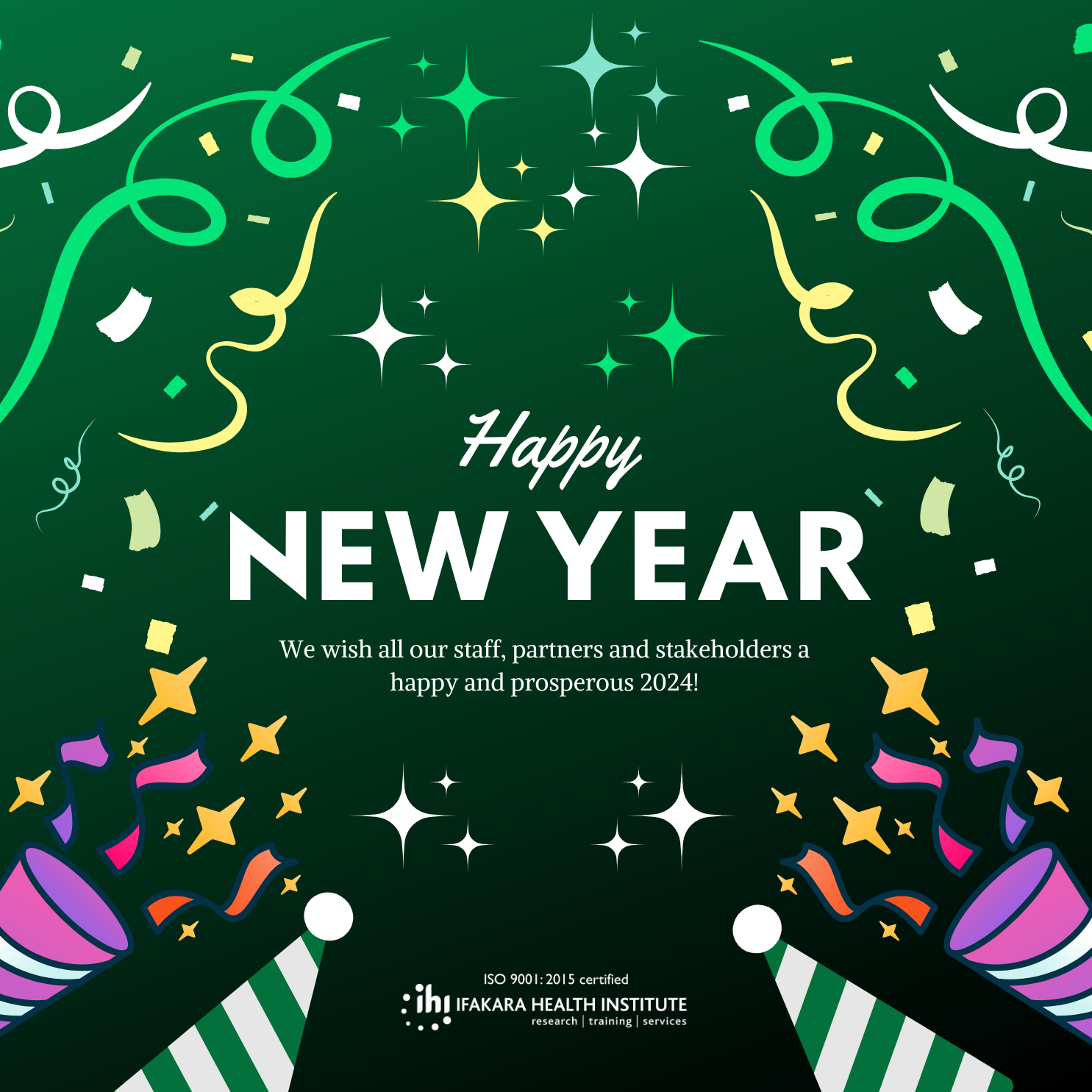 NEW YEAR GREETINGS:  Here's to a fantastic 2024!