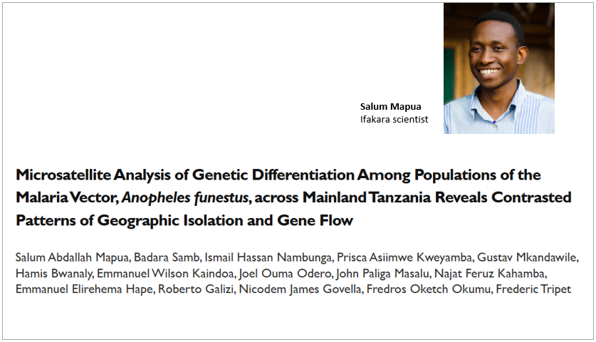 MOSQUITOES: Study shows how populations are connected across Tanzania