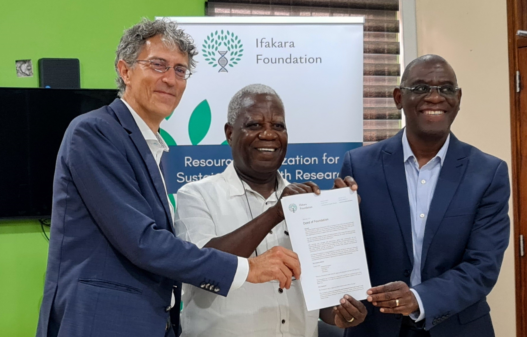 SIGNING: Ifakara, partner sign Foundation Constitution