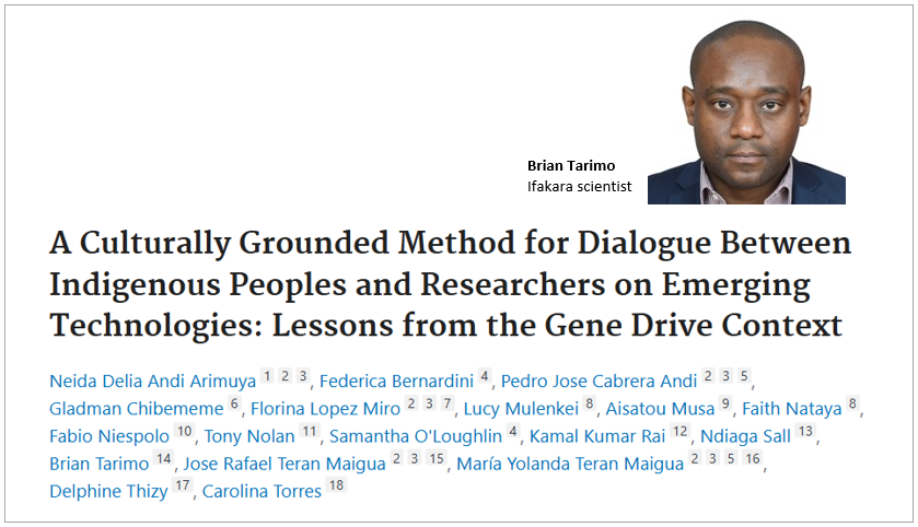 CITIZEN SCIENCE: Building trust through dialogue on gene drive research