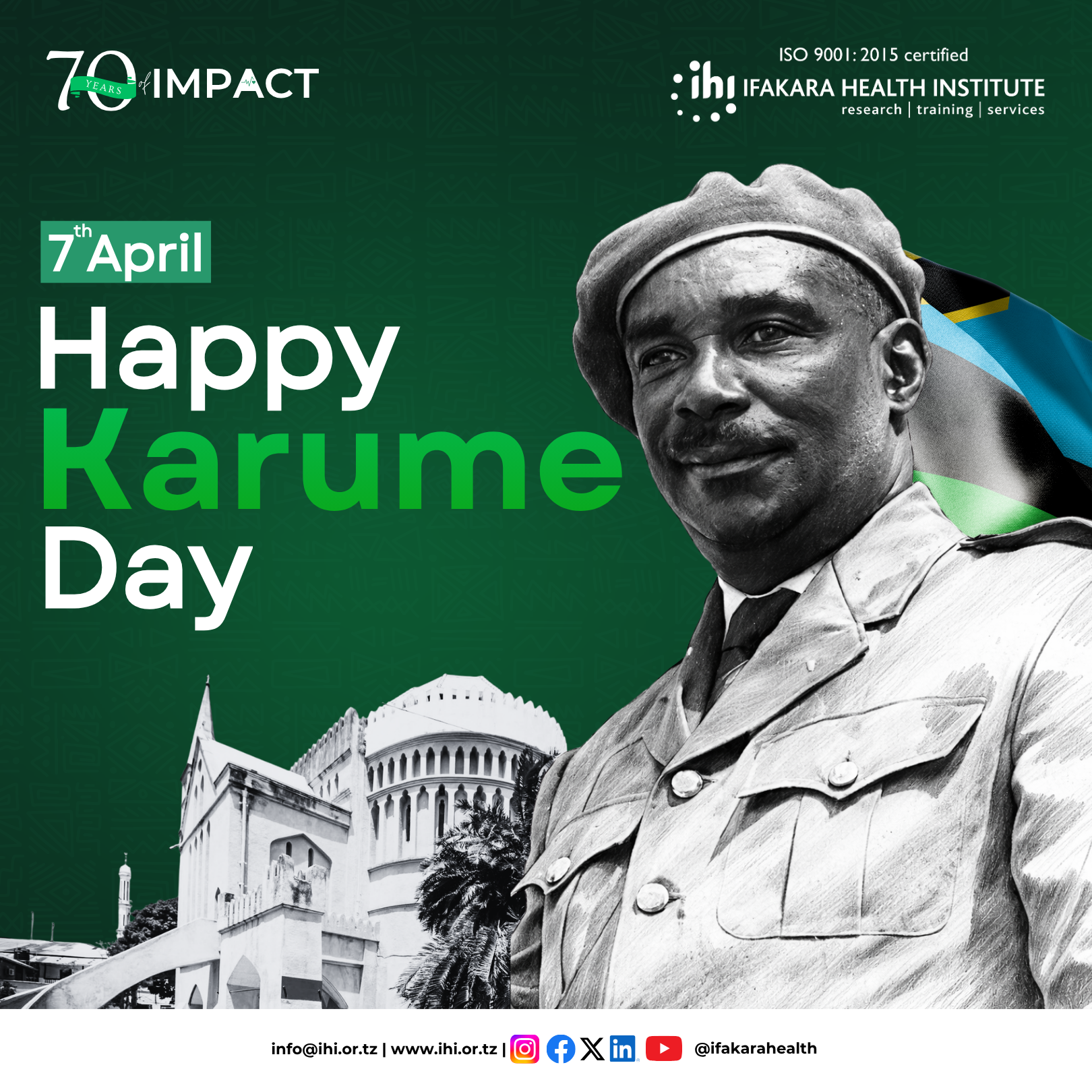 COMMEMORATION:  Zanzibar's first President Karume remembered