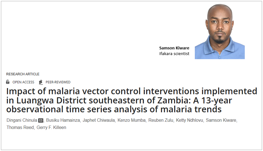 MALARIA: Long-term control efforts cut cases in Zambia