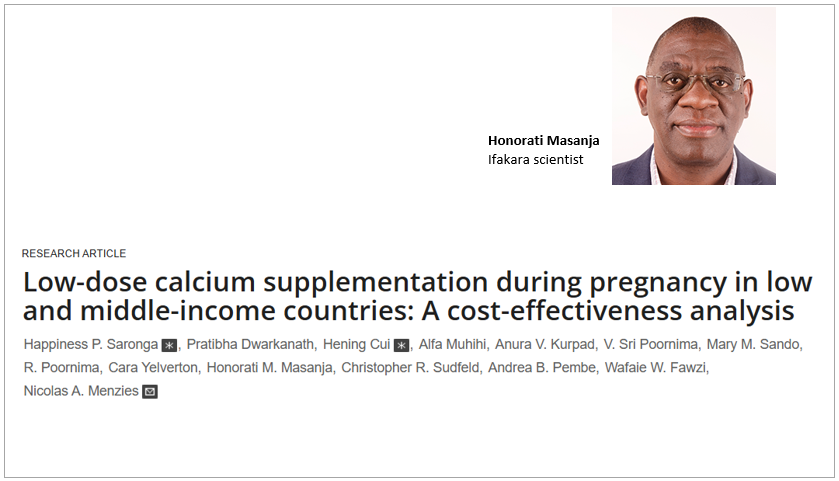 MATERNAL HEALTH: Low-dose calcium in pregnancy could save millions of lives, study finds