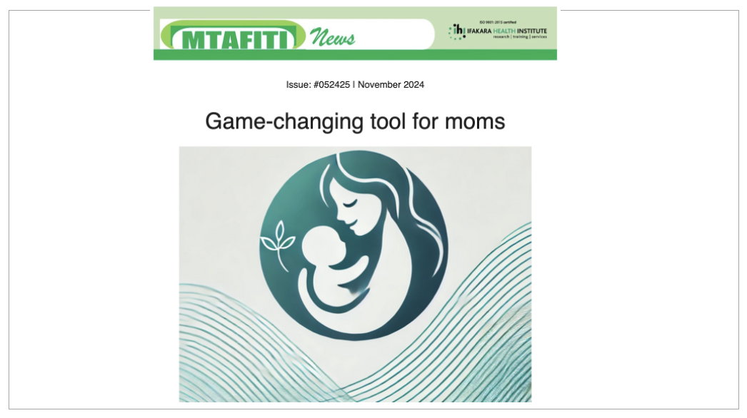 MTAFITI: Game-changing tool for moms