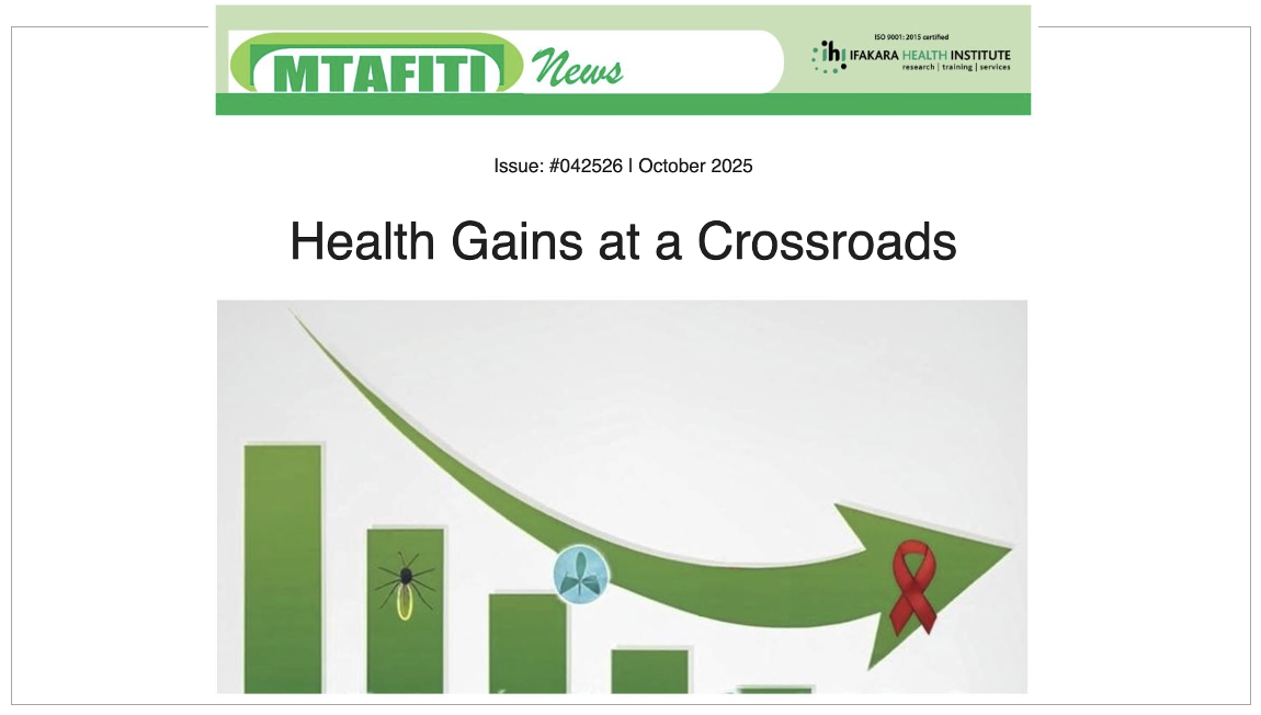 MTAFITI: Health Gains at a Crossroads