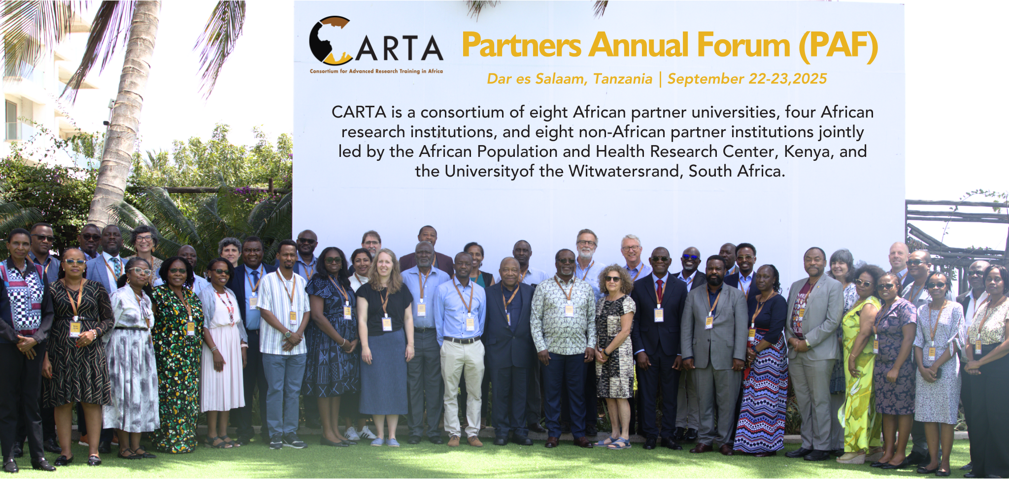 MEETING:  Ifakara, CARTA host partners for 20th annual forum