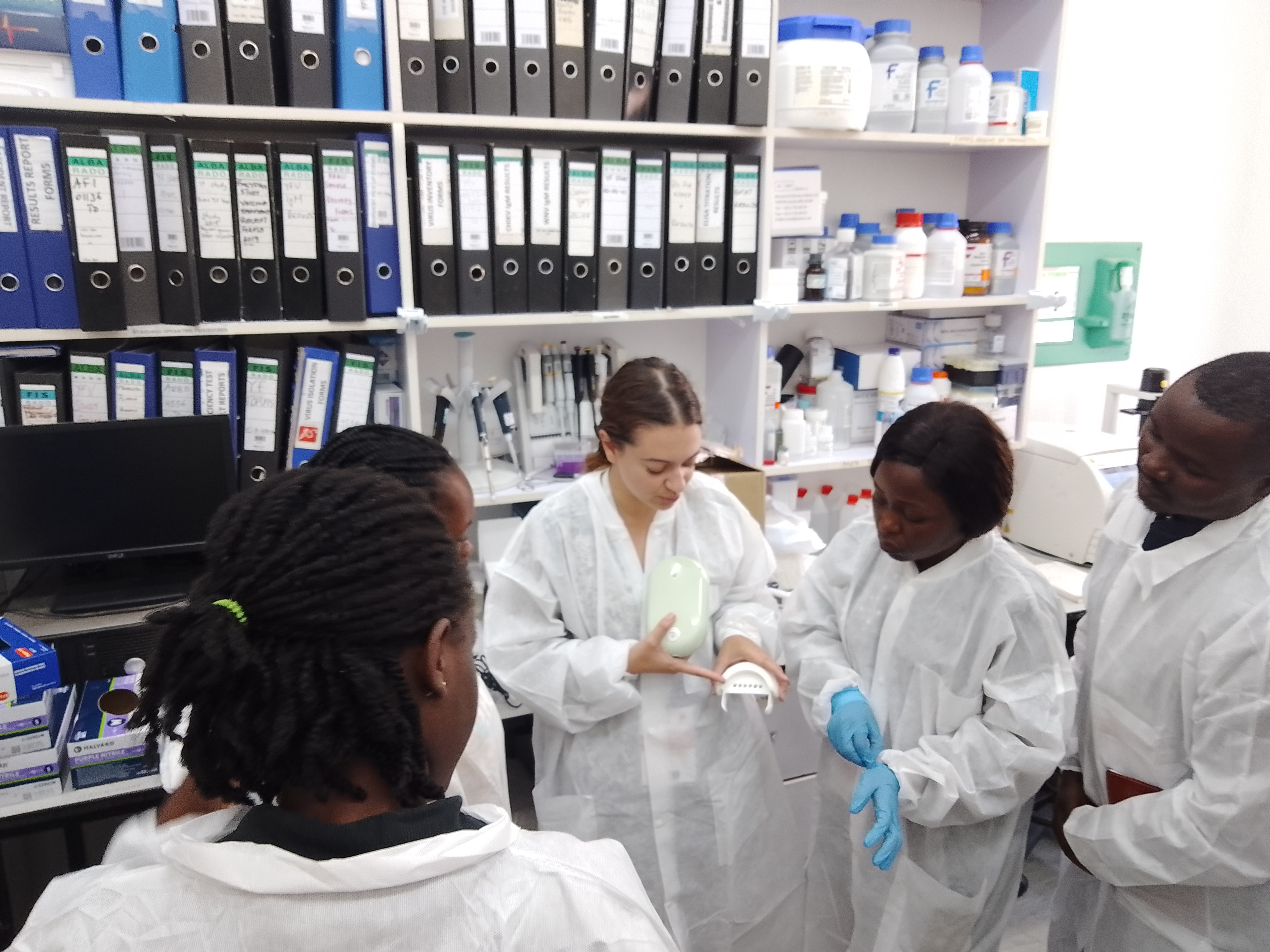 EMPOWERMENT: Ifakara researcher at viral diagnostic technologies training