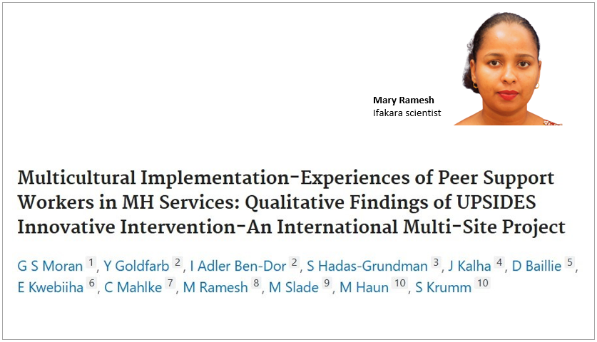 MENTAL HEALTH: Peer support is transforming care globally