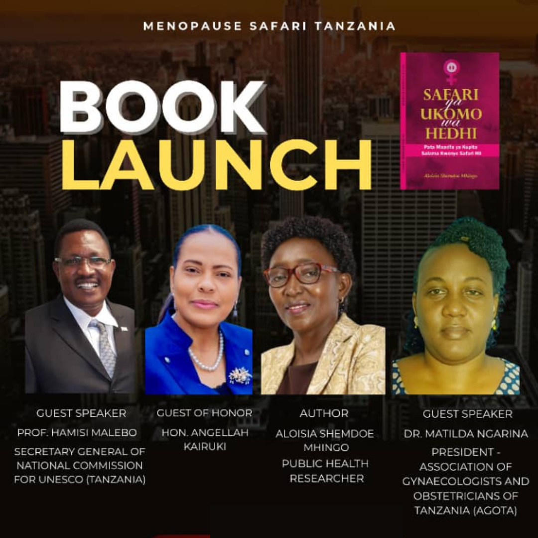 BOOK LAUNCH: Breaking the silence on menopause by Aloisia Shemdoe