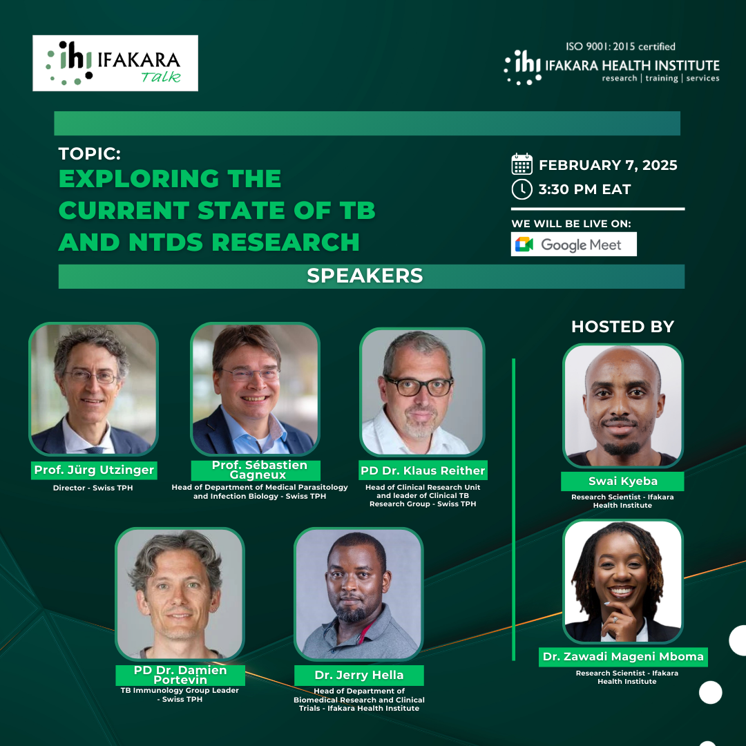 TALK:  Exploring the current state of TB and NTDs research with the Swiss TPH