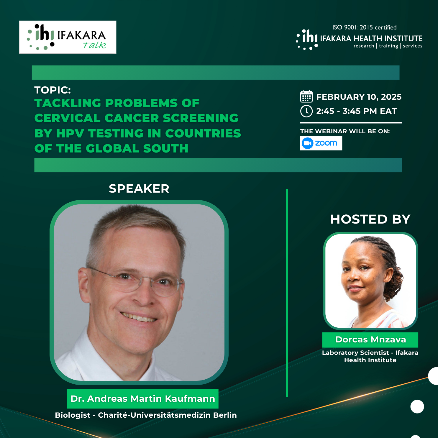 TALK: Unlocking new frontiers in cervical cancer screening: A Global South perspective