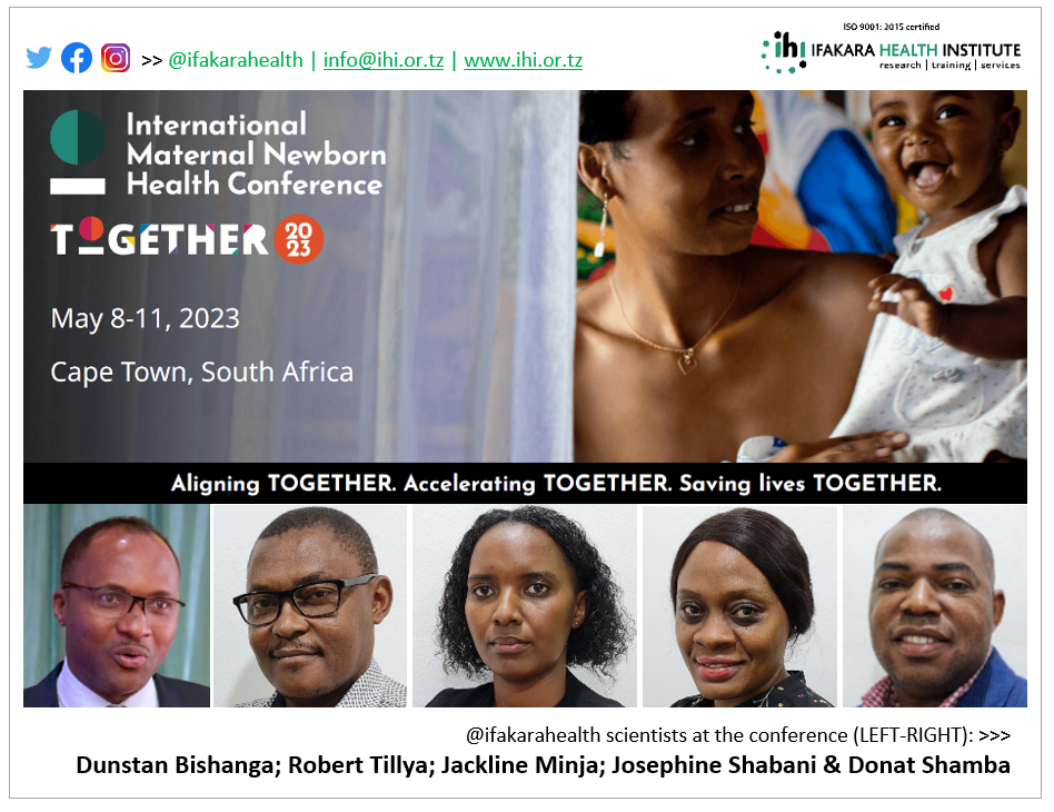 #IMNHC2023: Ifakara scientists join conversation at global maternal & newborn health conference