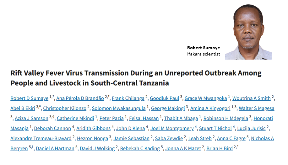 WARNING: Rift Valley Fever silently circulating undetected in Tanzania