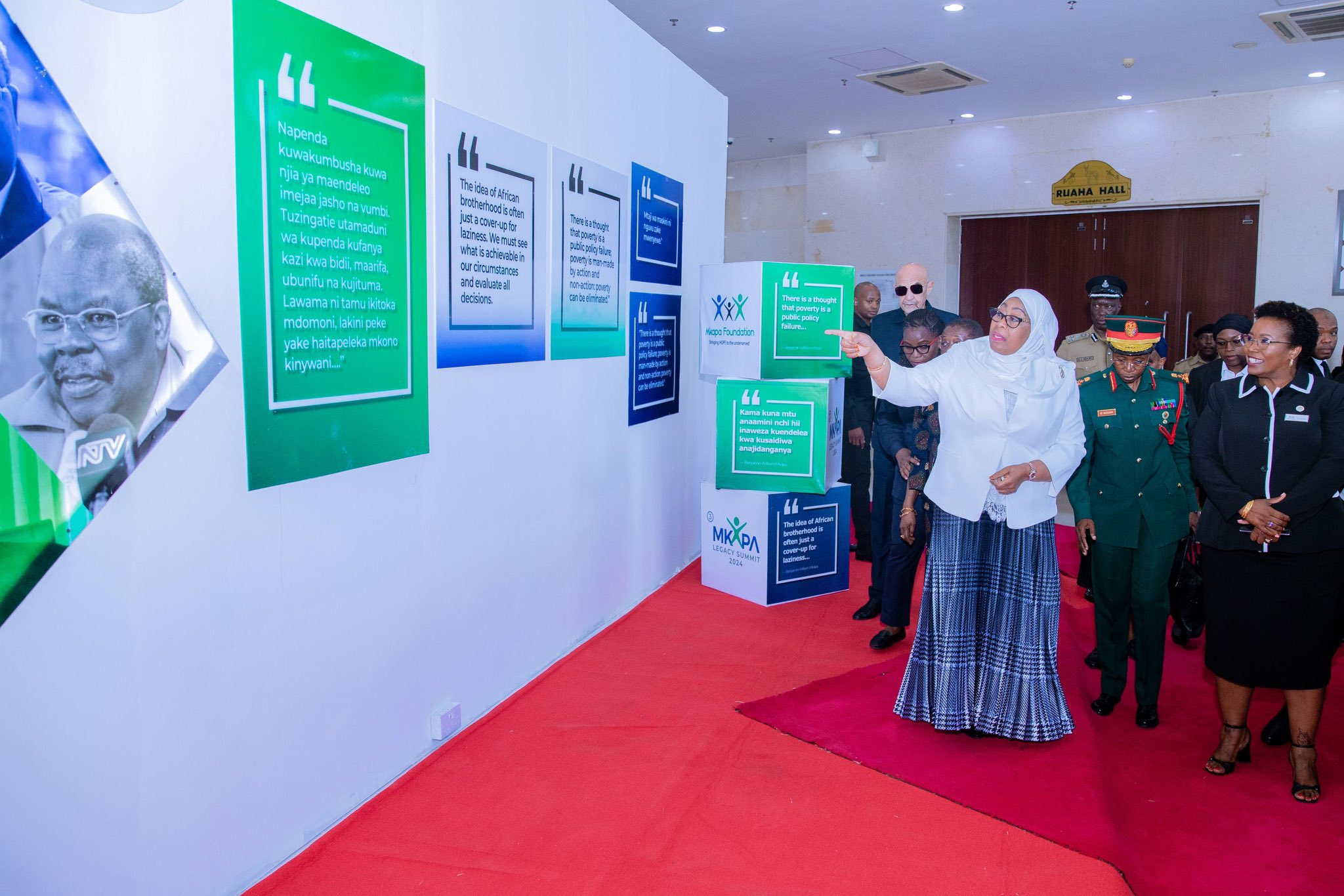 CONFERENCE: President Samia, Mwinyi visit Ifakara booth at Mkapa summit