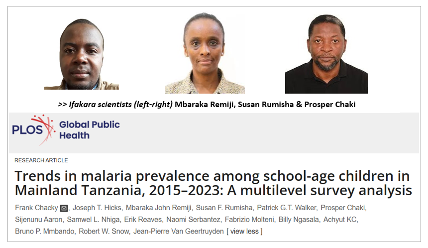 SURVEY:  Malaria drops among schoolchildren in Tanzania, but progress slows