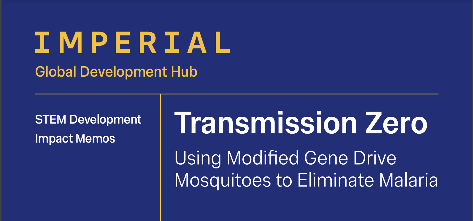 CONVERSATION: Ifakara, Imperial talk mosquito genetic modification for malaria control