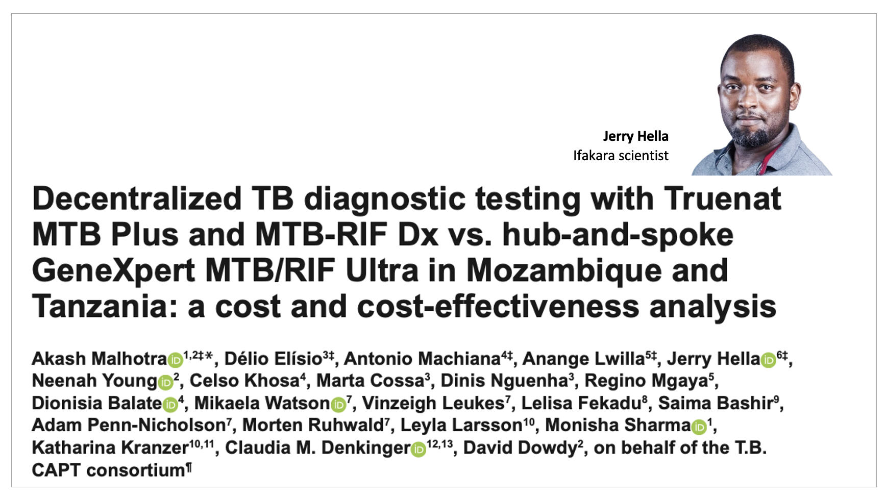 TB: Faster testing proven to save lives, new study finds