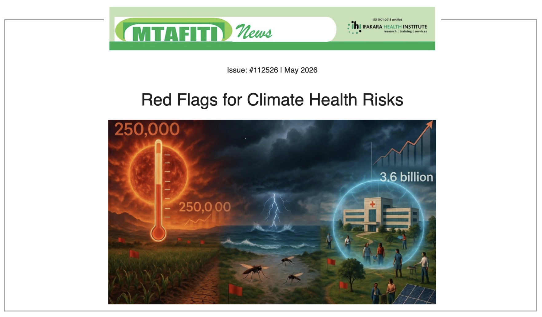 MTAFITI: May edition highlights red flags for climate health risks