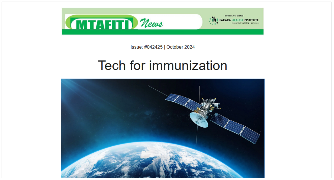 MTAFITI: Tech to boost child immunization coverage