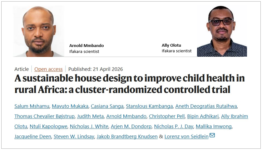 STAR HOMES: Tanzania study shows improved housing can reduce childhood diseases
