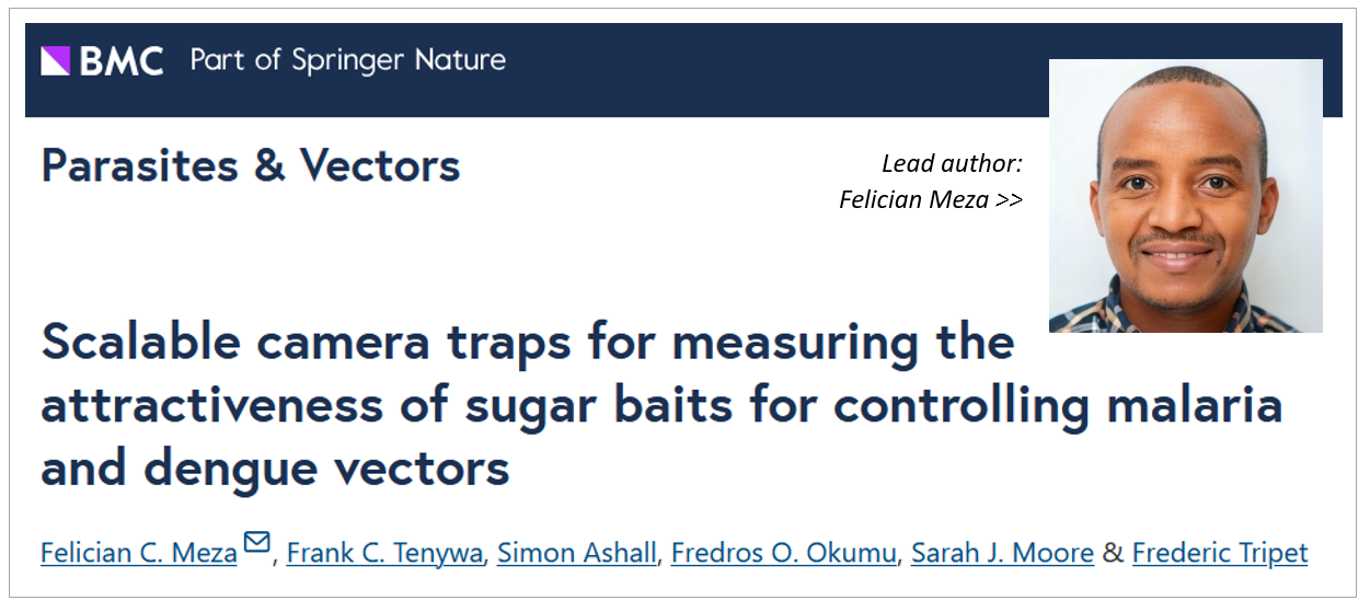 MALARIA RESEARCH: Camera traps reveal effectiveness of sugar baits