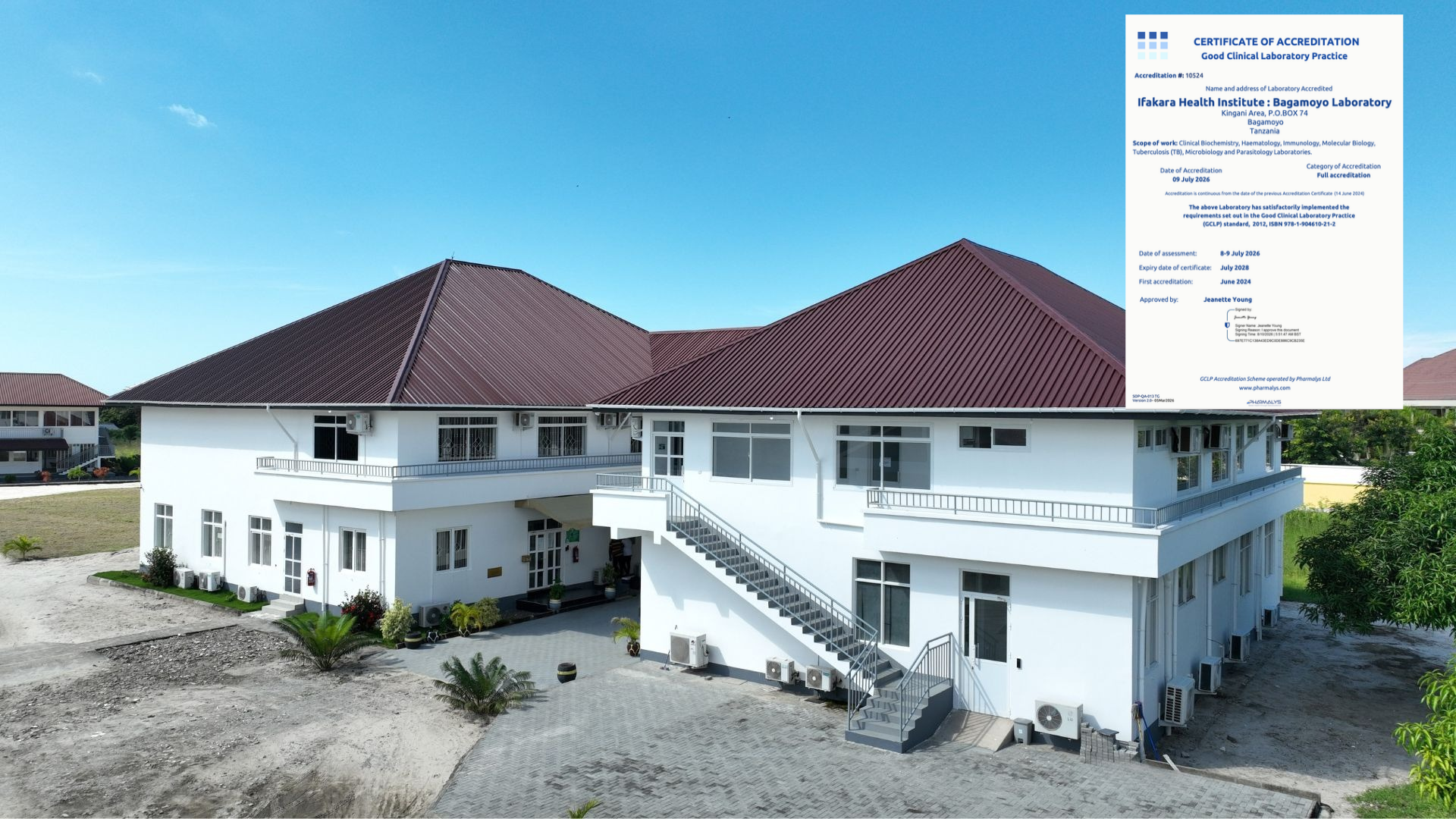 MILESTONE:  Bagamoyo lab achieves GCLP accreditation