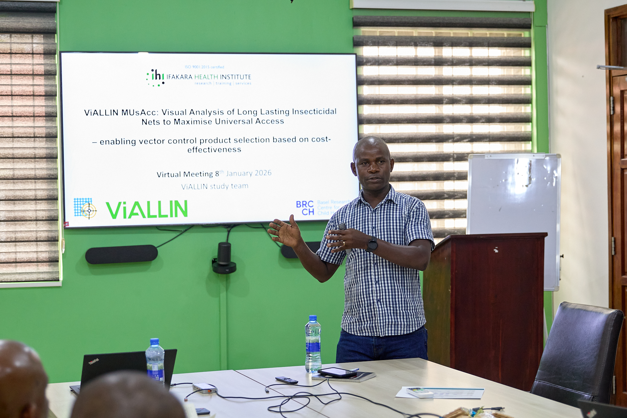 MEETING:  Stakeholders discuss bed-net durability study updates