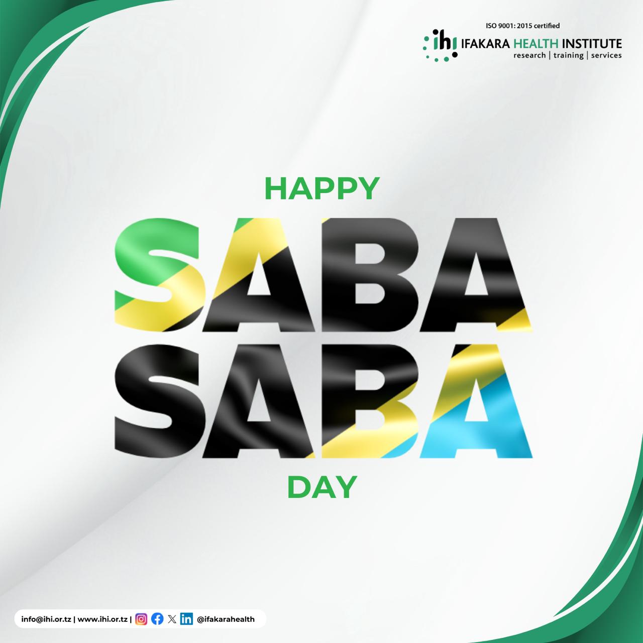 HOLIDAY: It's Saba Saba!