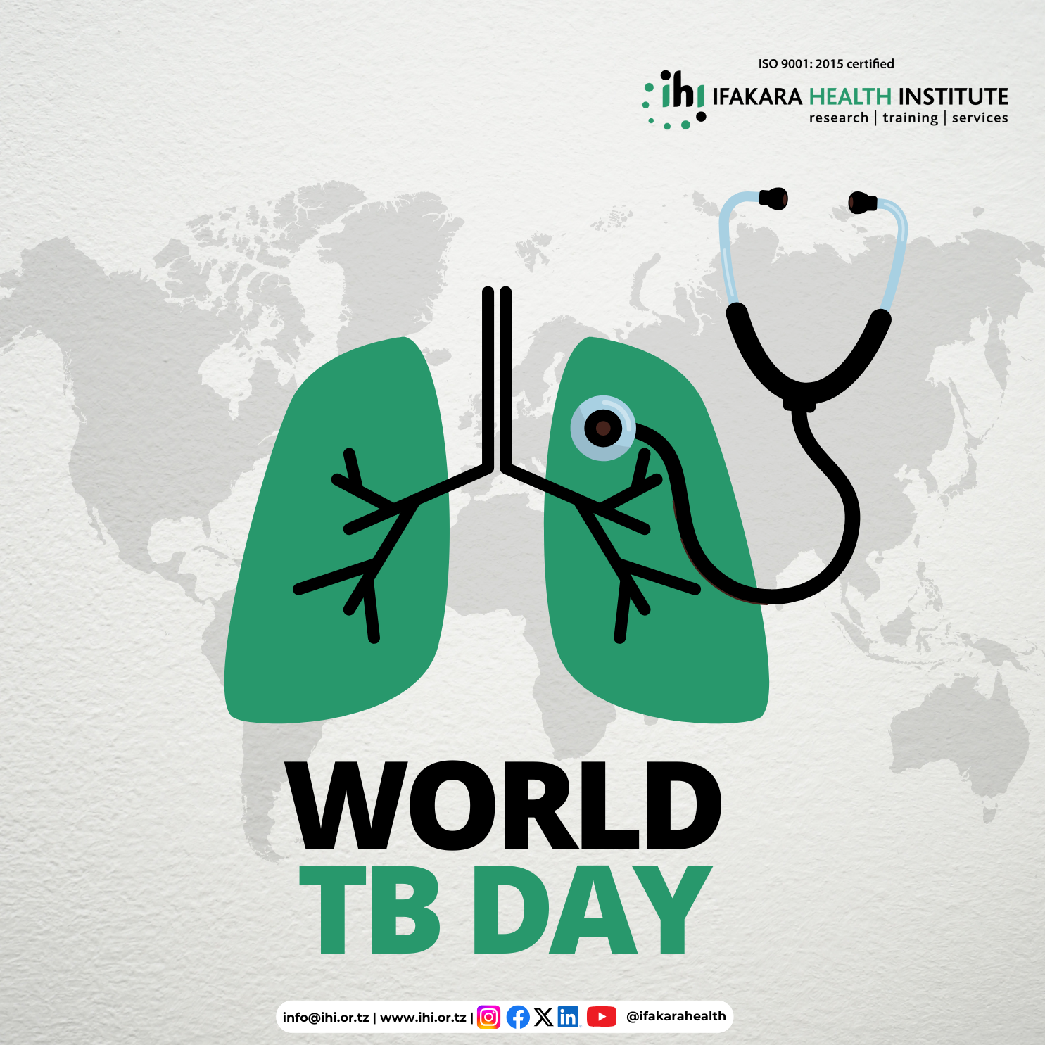 #WORLDTBDAY2025: Together, we can end TB!