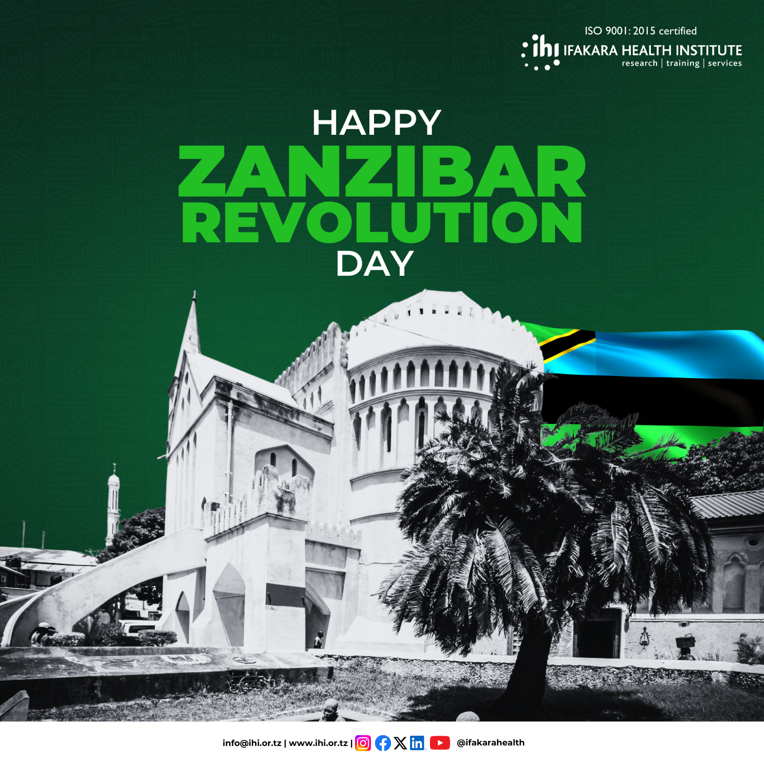 COMMEMORATION: Today, we honor the Zanzibar Revolution!