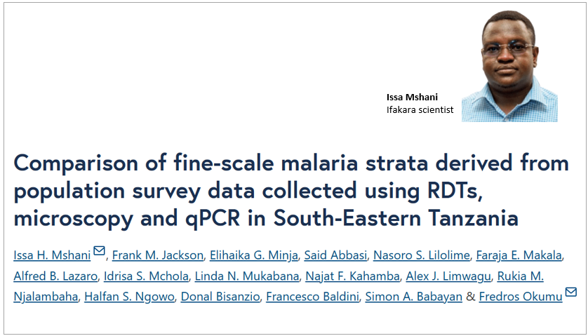 INNOVATION: New push for better tools to improve malaria mapping