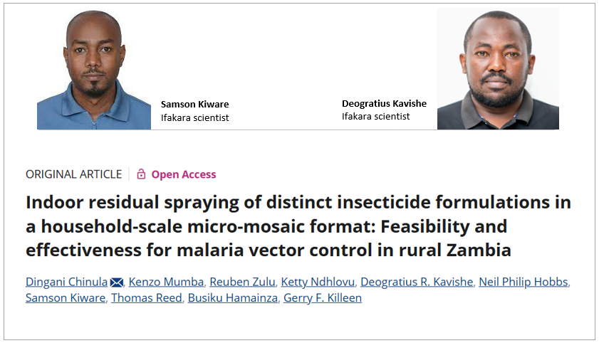 MALARIA CONTROL: Different insecticides between homes may tackle mosquito resistance
