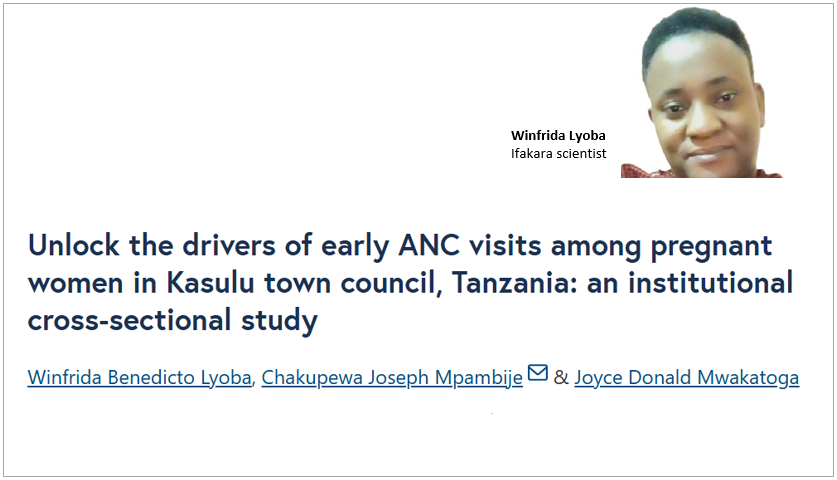 MATERNAL HEALTH: Only 32 in 100 pregnant women go to the clinic early in western Tanzania, study reveals