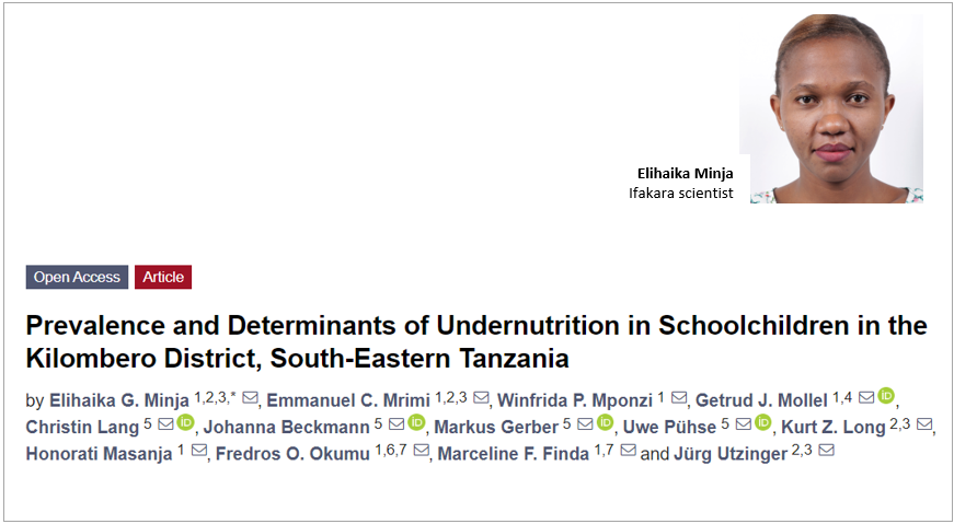 HEALTHY LIFE: Addressing undernutrition risk factors among schoolchildren