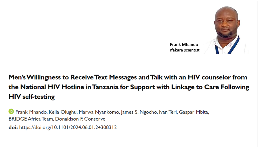HIV: Enhancing testing and care linkage using mobile technology