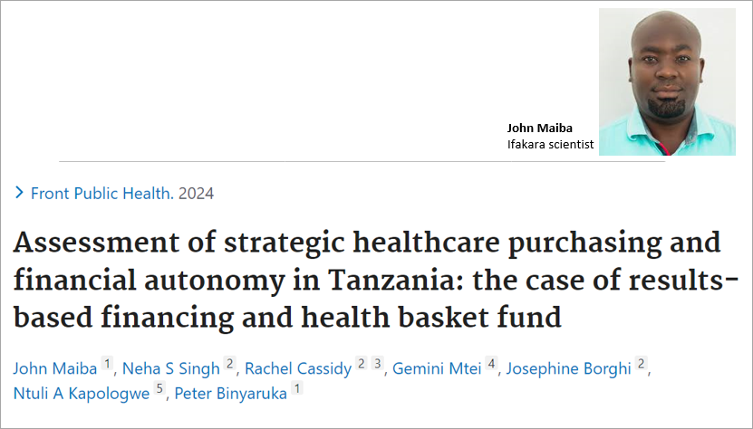 TANZANIA: Health financing reforms on track for universal health coverage