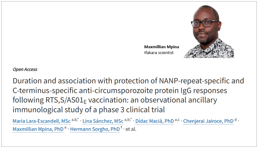 MALARIA VACCINE: Study finds long-lasting antibodies may improve protection against disease