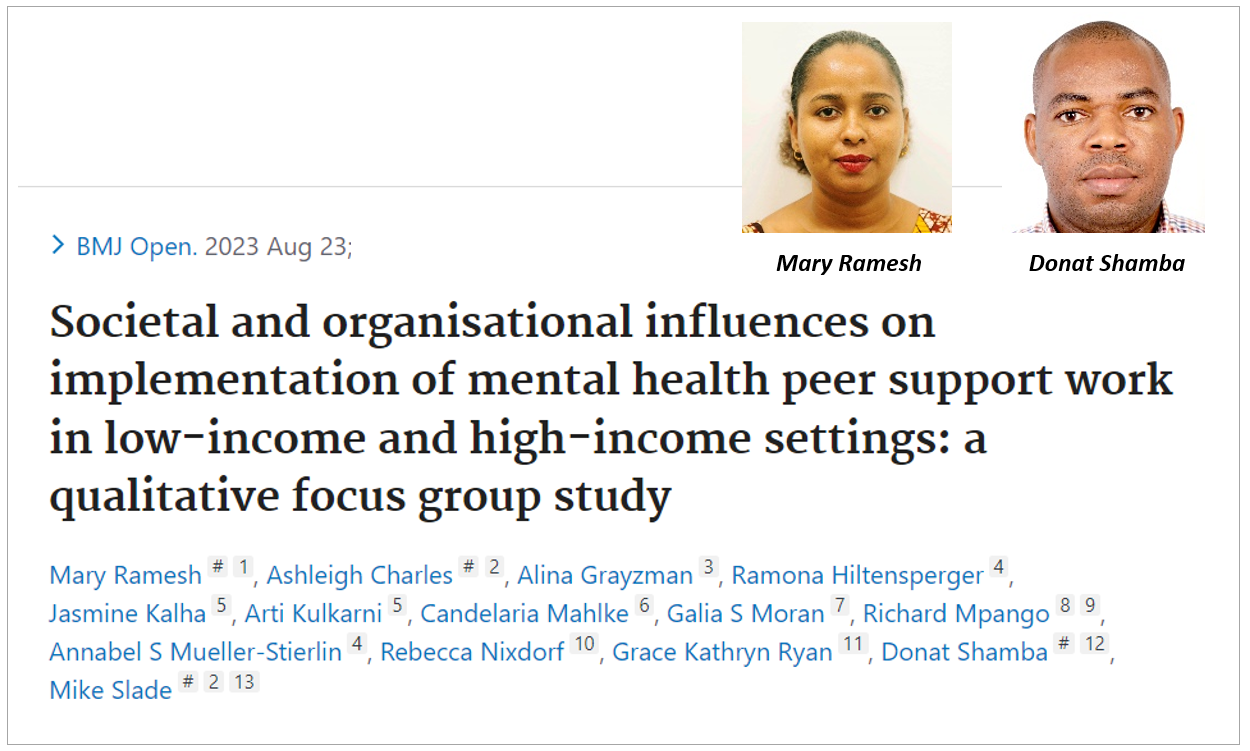 MENTAL HEALTH: Scientists want peer support work challenges addressed
