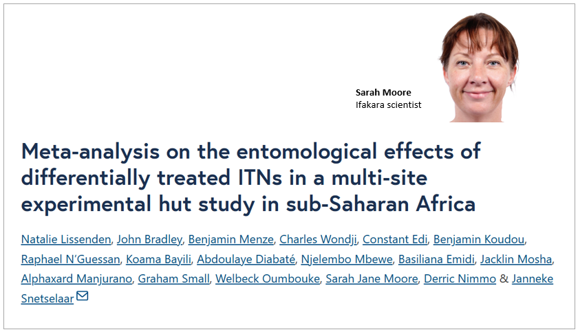 MALARIA CONTROL: Partially-treated mosquito nets are less effective, can’t offer full protection