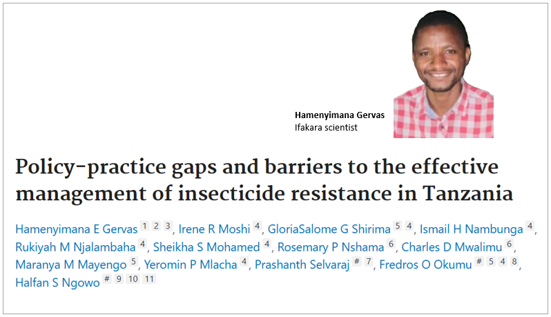 MALARIA: Policy implementation gap weakens Tanzania’s fight against insecticide-resistant mosquitoes