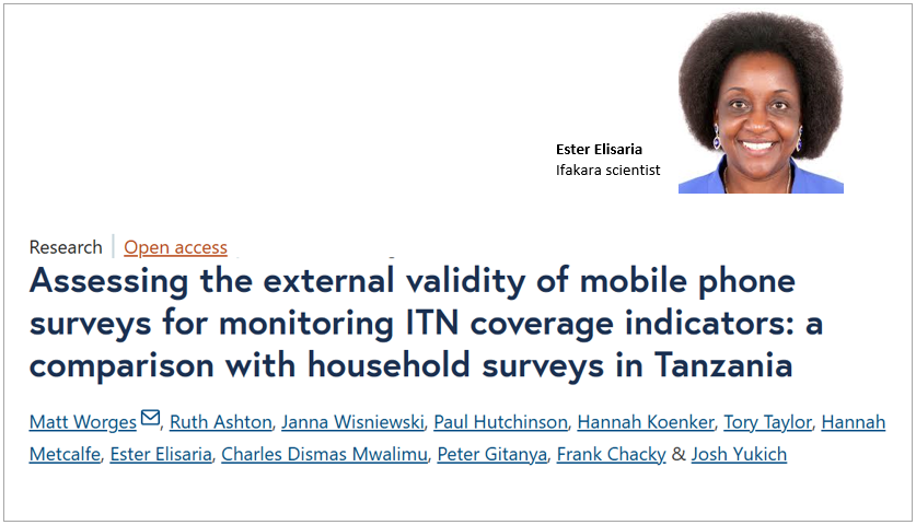 HEALTH INNOVATION: Mobile phone surveys could help track mosquito net use in Tanzania