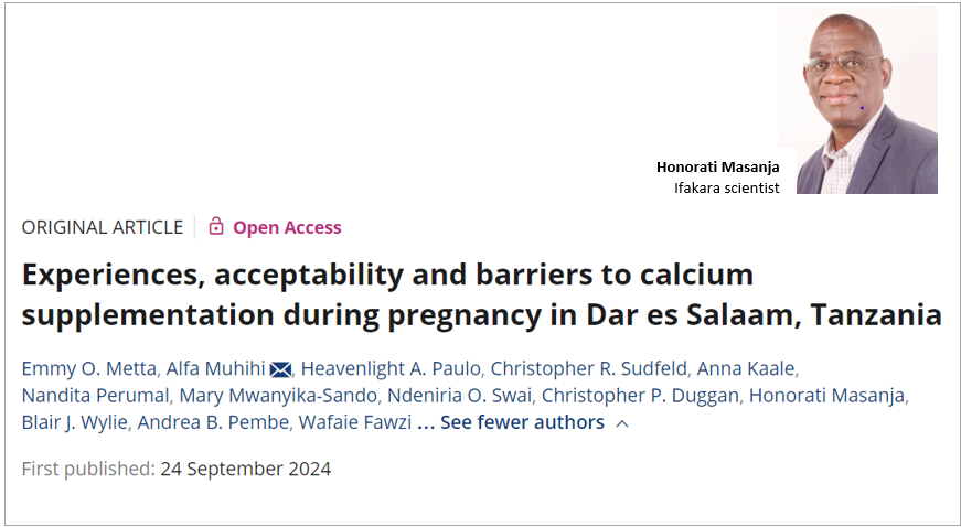 MATERNAL HEALTH: Scientists recommend reducing calcium supplement dosage for pregnant women