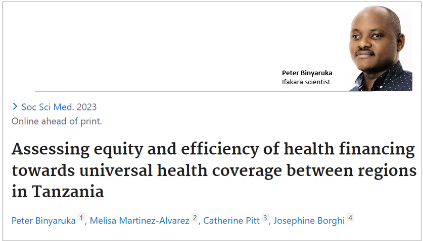 HEALTH FINANCING: Striking a balance between equity and efficiency