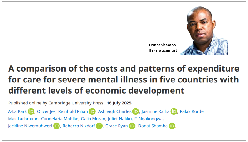 MENTAL HEALTH: Study finds gaps in cost of care across Europe, Asia and Africa
